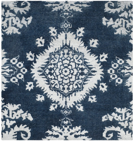Safavieh Stone Wash 6'-0" x 6'-0" Rug in Indigo