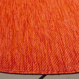 Safavieh Beach House 6'-7" x 6'-7" Rug in Orange