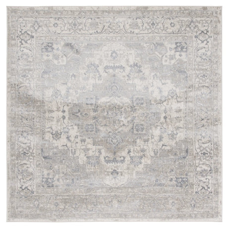 Safavieh Brentwood 6'-7" x 6'-7" Rug in Ivory / Grey