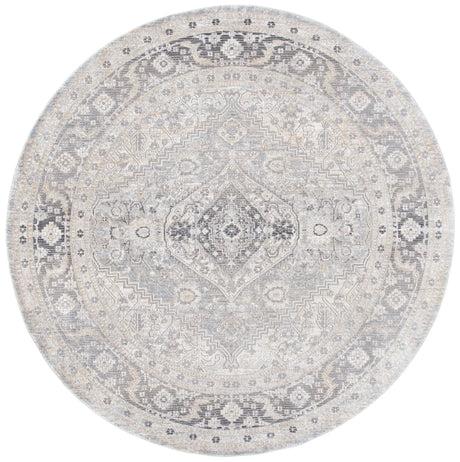 Safavieh Dream 6'-7" x 6'-7" Rug in Grey / Ivory
