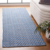 Safavieh Montauk 2'-3" x 11'-0" Rug in Ivory / Blue