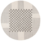 Safavieh Genre 6'-0" x 6'-0" Rug in Grey / Ivory