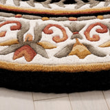 Safavieh Naples 6'-0" x 6'-0" Rug in Black / Ivory