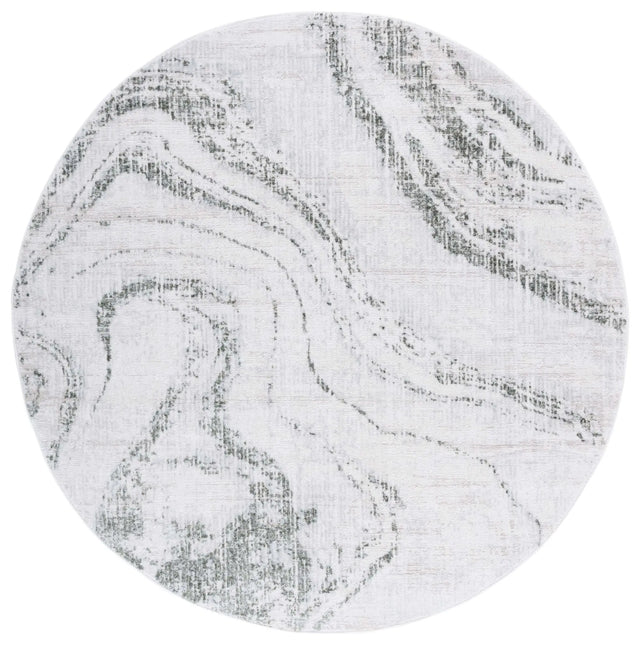 Safavieh Whisper 6'-7" x 6'-7" Rug in Green / Ivory