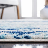 Safavieh Tulum 4'-0" x 6'-0" Rug in Ivory / Blue