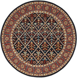 Safavieh Heritage 6'-0" x 6'-0" Rug in Navy / Red