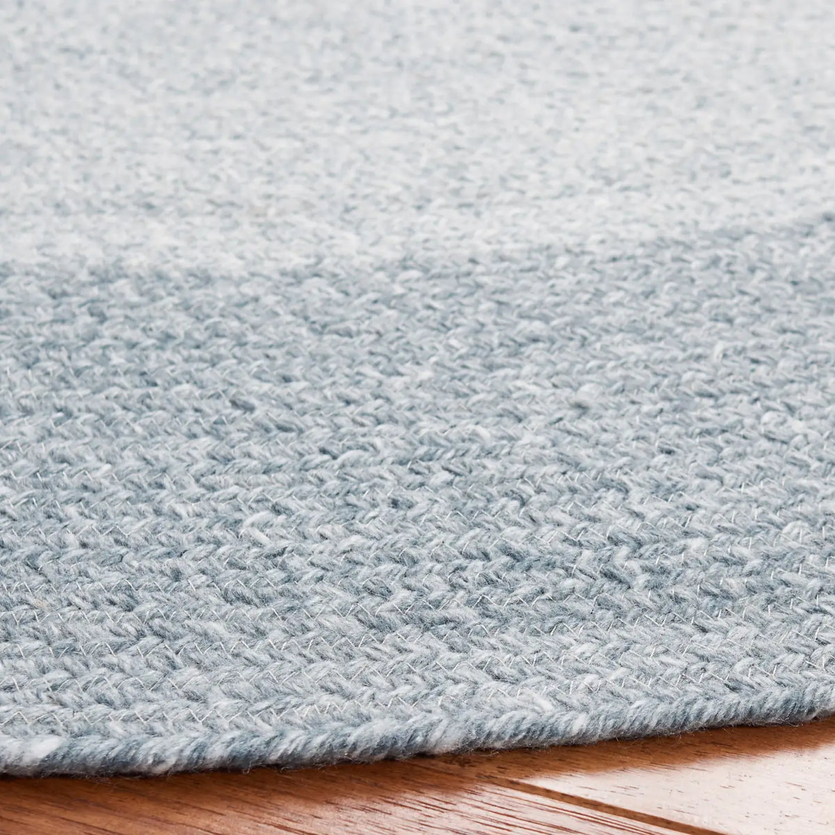 Safavieh Braided 5'-0" x 5'-0" Rug in Grey / Ivory