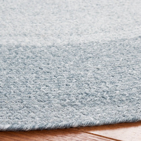 Safavieh Braided 5'-0" x 5'-0" Rug in Grey / Ivory