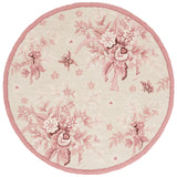 Safavieh Chelsea 4'-0" x 4'-0" Rug in Ivory / Rose