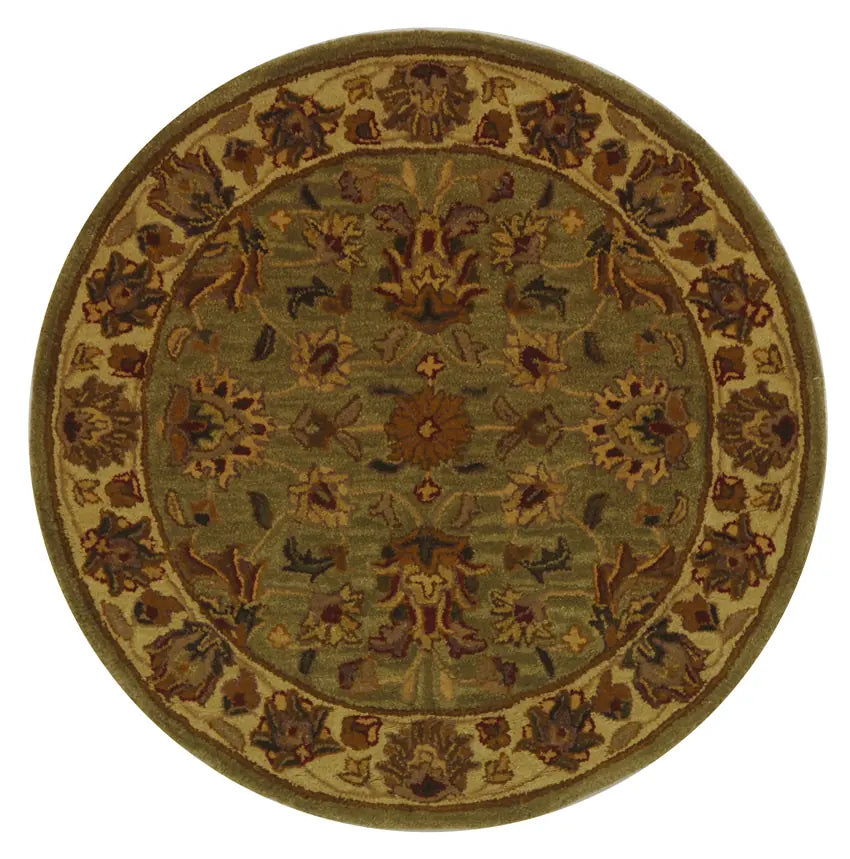 Safavieh Heritage 3'-6" x 3'-6" Rug in Green / Gold