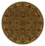 Safavieh Heritage 3'-6" x 3'-6" Rug in Green / Gold