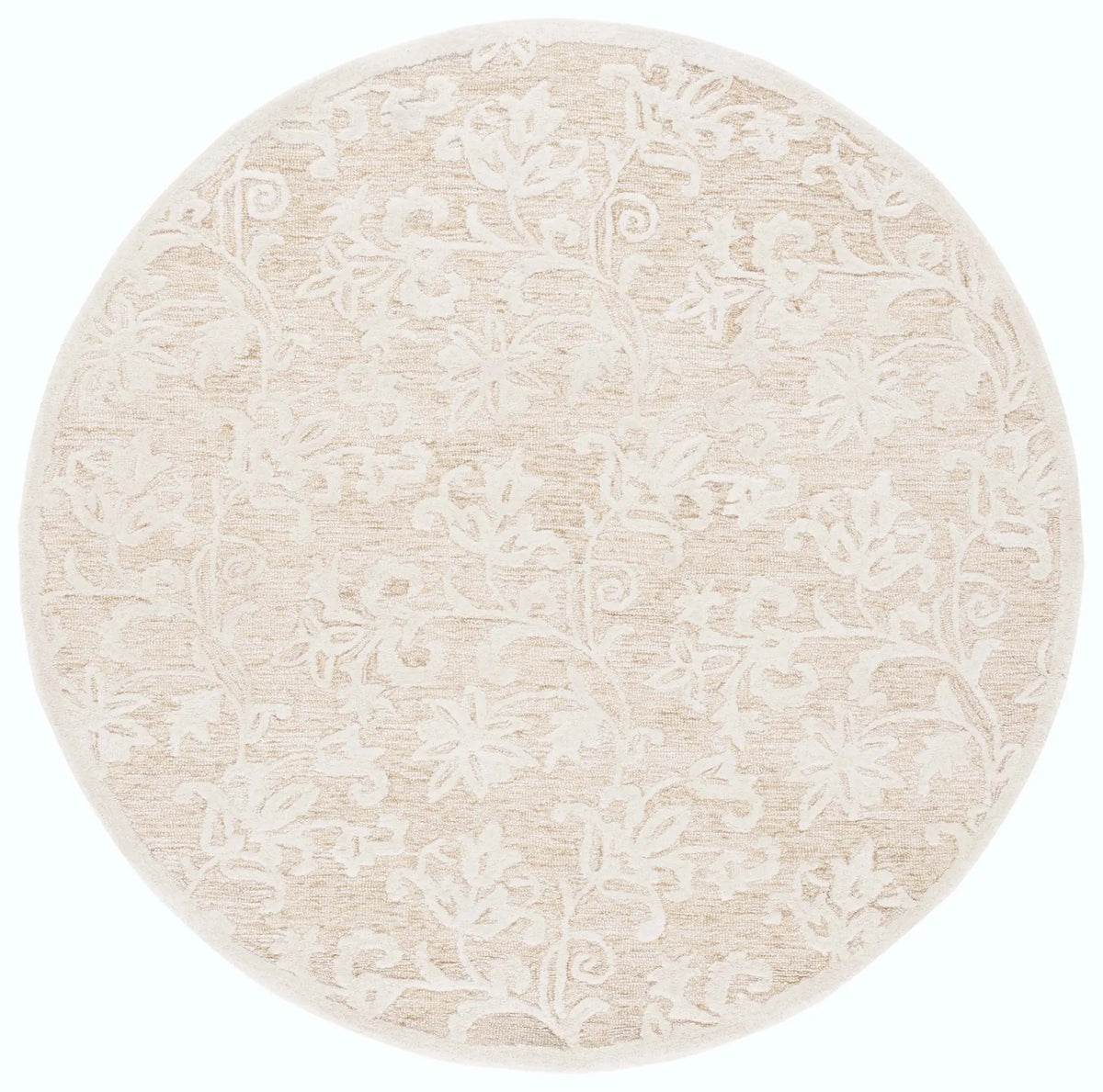 Safavieh Martha Stewart 6'-0" x 6'-0" Rug in Gold / Ivory