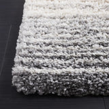 Safavieh Fontana Shag  800 4'-0" x 6'-0" Rug in Ivory / Grey
