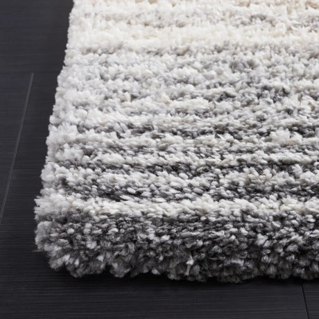 Safavieh Fontana Shag  800 4'-0" x 6'-0" Rug in Ivory / Grey