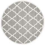 Safavieh Cambridge 6'-0" x 6'-0" Rug in Dark Grey / Ivory