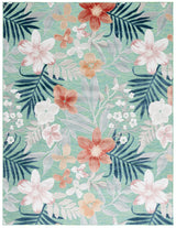 Safavieh Cabana 10'-0" x 14'-0" Rug in Green / Rust