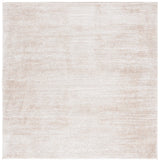 Safavieh Tahoe Shag 6'-7" x 6'-7" Rug in Ivory / Gold