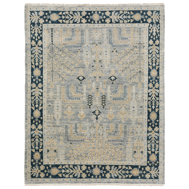 Oriental Weavers Sphinx MAJORCA MAJ04 Grey Floral Rugs - main flat