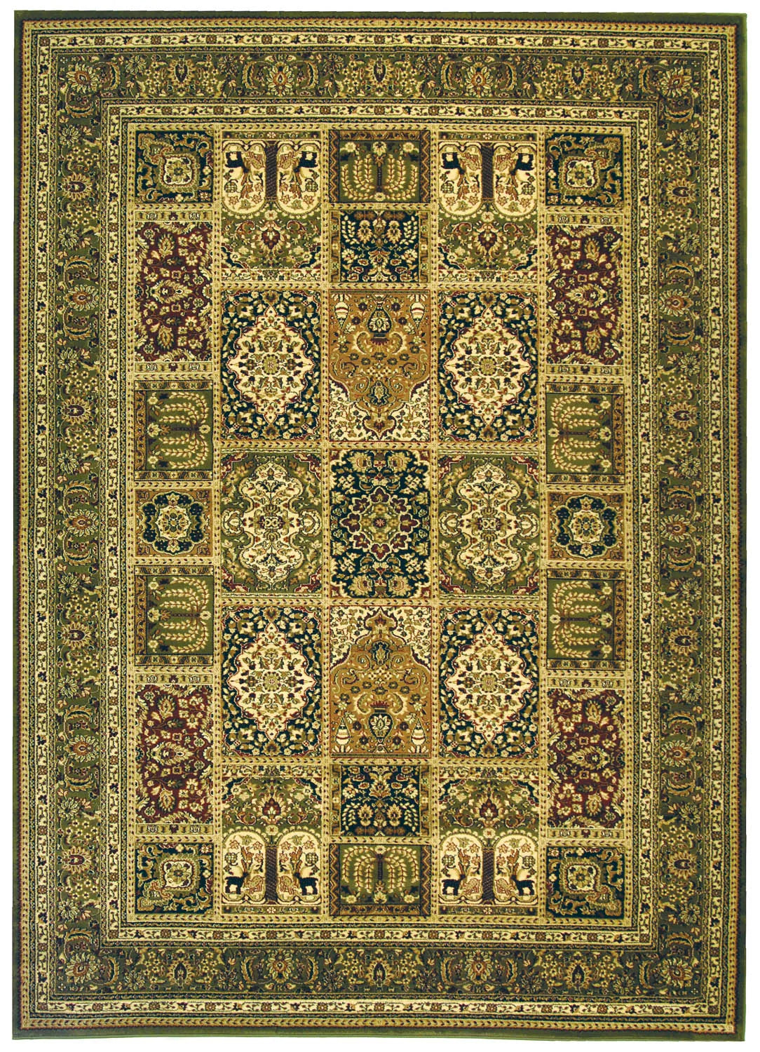 Safavieh Lyndhurst 10'-0" x 14'-0" Rug in Multi / Green