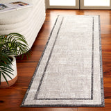 Safavieh Jade 100 2'-2" x 8'-0" Rug in Ivory / Beige Black