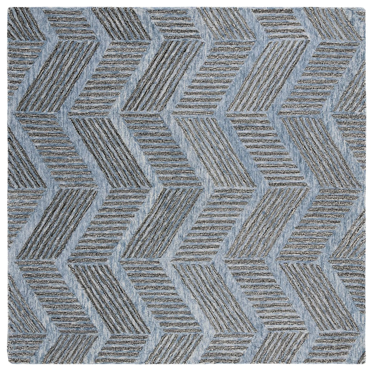 Safavieh Metro 6'-0" x 6'-0" Rug in Blue / Black