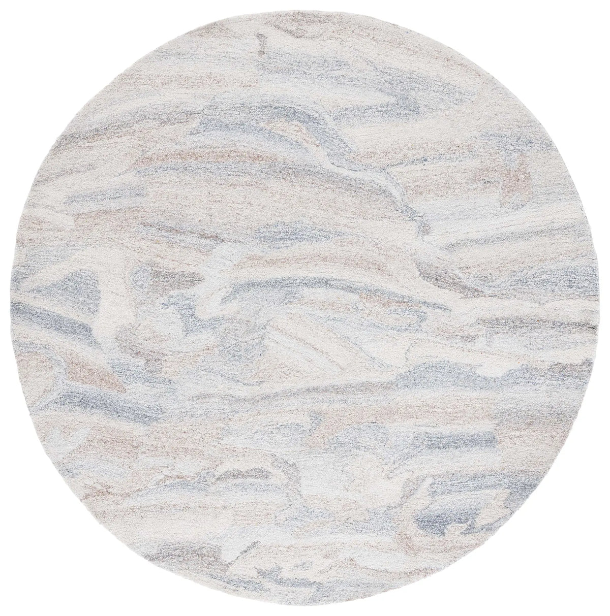 Safavieh Abstract 6'-0" x 6'-0" Rug in Grey / Brown