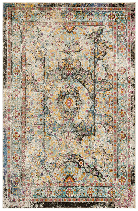 Safavieh Aria 4'-0" x 6'-0" Rug in Blue / Multi