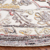 Safavieh Trace 6'-0" x 6'-0" Rug in Red / Ivory