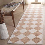 Safavieh Ebony 2'-3" x 9'-0" Rug in Rust / Ivory