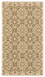 Safavieh Courtyard 2'-0" x 3'-7" Rug in Green / Creme