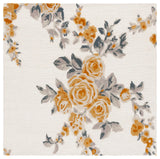 Safavieh Jardin 6'-0" x 6'-0" Rug in Ivory / Gold