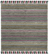 Safavieh Montauk 6'-0" x 6'-0" Rug in Black / Multi