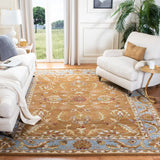 Safavieh Heritage 9'-6" x 13'-6" Rug in Brown / Blue