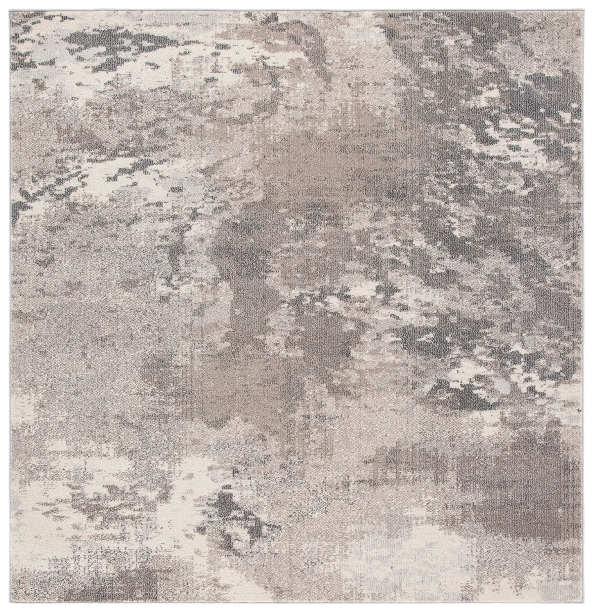 Safavieh Madison 6'-7" x 6'-7" Rug in Beige / Grey