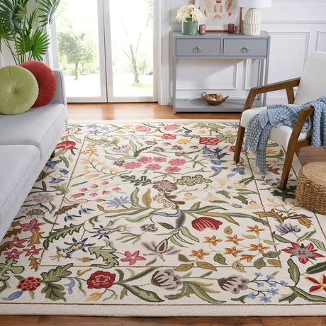 Safavieh Chelsea 10'-0" x 14'-0" Rug in Ivory / Green