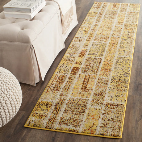Safavieh Monaco 2'-2" x 8'-0" Rug in Yellow / Multi