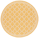 Safavieh Courtyard 6'-7" x 6'-7" Rug in Gold / Beige