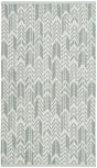 Safavieh Montauk 2'-3" x 3'-9" Rug in Light Green / Ivory