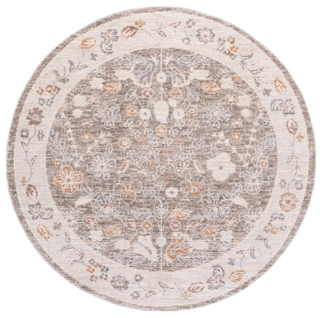 Safavieh Martha Stewart Adeline 6'-3" x 6'-3" Rug in Grey / Ivory