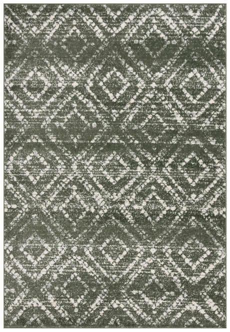 Safavieh Adirondack 4'-0" x 6'-0" Rug in Dark Green / Ivory