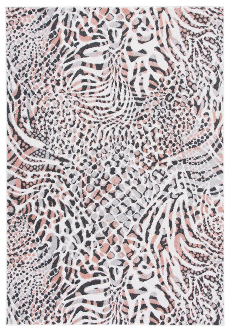 Safavieh Amsterdam 4'-0" x 6'-0" Rug in Ivory / Blush