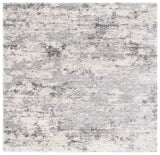 Safavieh Berber Shag 200 6'-7" x 6'-7" Rug in Ivory / Grey