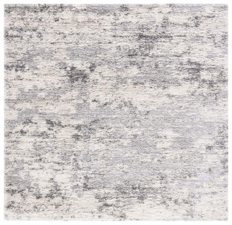 Safavieh Berber Shag 200 6'-7" x 6'-7" Rug in Ivory / Grey