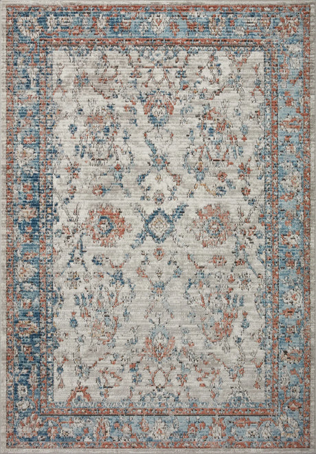 Loloi Bianca Bia-05 Dove/Multi Rugs - main flat