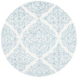 Safavieh Abstract 6'-0" x 6'-0" Rug in Ivory / Blue