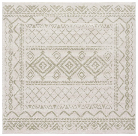 Safavieh Tulum 6'-7" x 6'-7" Rug in Ivory / Sage