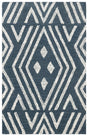 Safavieh Micro-Loop 2'-6" x 4'-0" Rug in Navy / Blue