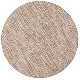 Safavieh Beach House 6'-7" x 6'-7" Rug in Brown / Ivory