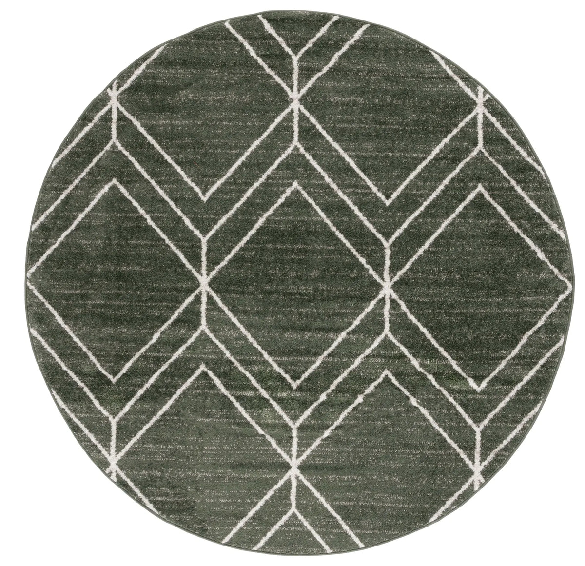 Safavieh Adirondack 6'-0" x 6'-0" Rug in Dark Green / Ivory