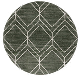 Safavieh Adirondack 6'-0" x 6'-0" Rug in Dark Green / Ivory